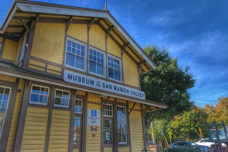 Museum of the San Ramon Valley — 205 Railroad Ave Danville CA historic 19th century train depot