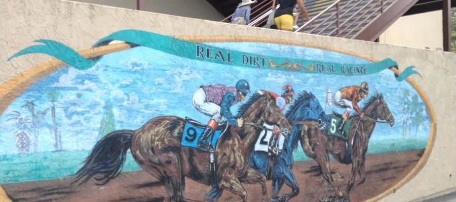 Alameda County Fairgrounds at 4501 Pleasanton Ave, Pleasanton CA 94566 — major local landmark